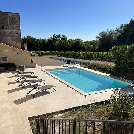 Gite Avec Piscine, Chateau De Lescours, St-Emilion Saint-Sulpice-de-Faleyrens 외부 사진